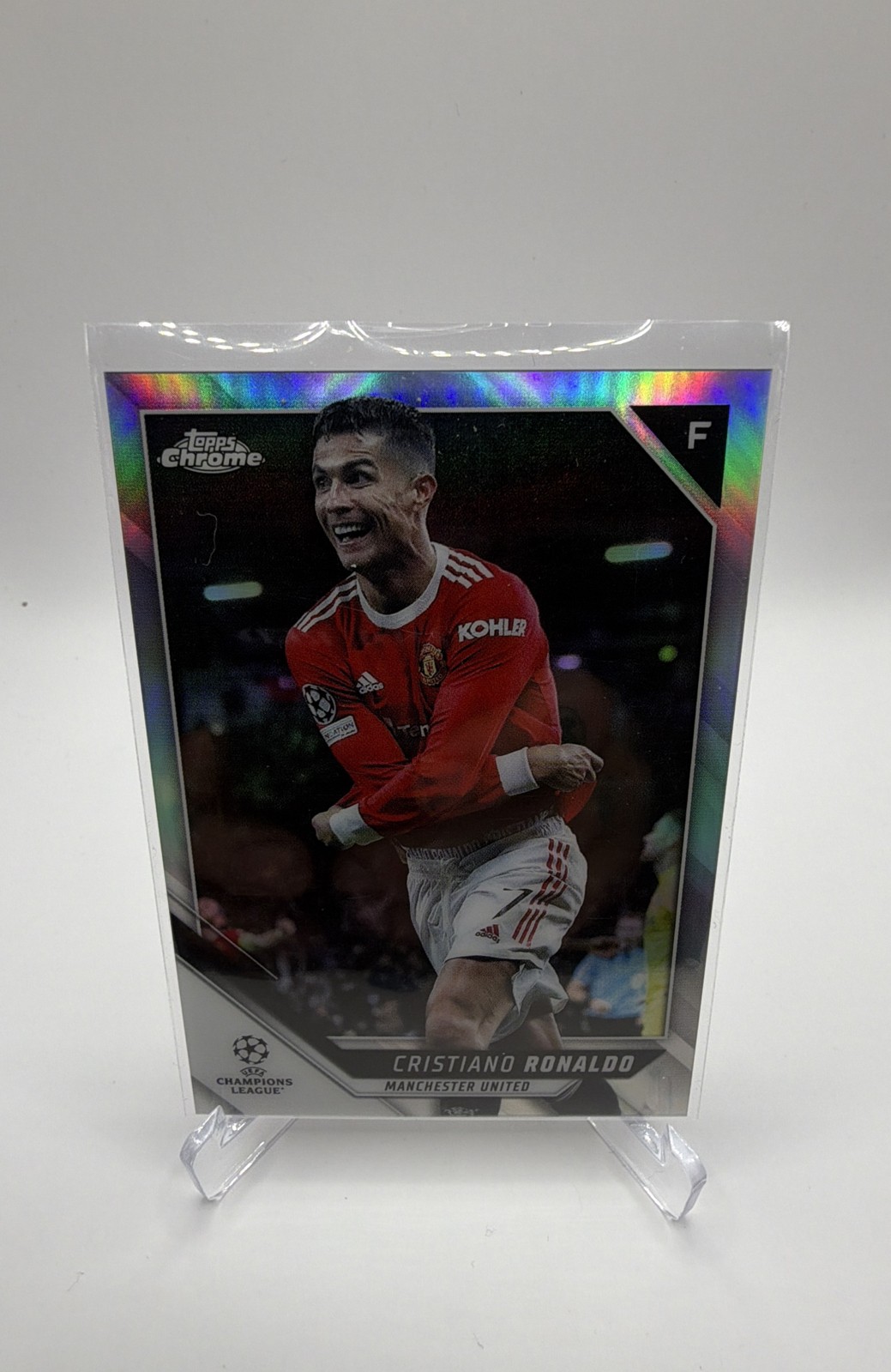 2021-22 Topps Chrome Uefa Champions League - Cristiano Ronaldo #10 Refractor