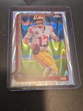 2025 Topps Chrome Football Brock Purdy Raywave Refractor #262 49ERS 🔥 🔥 