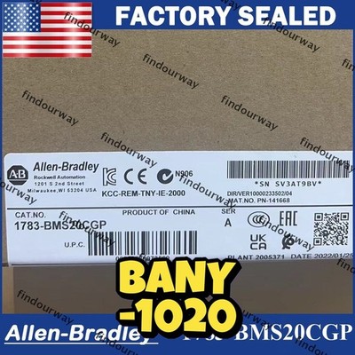 NEW PLC 1783-BMS20CGP / A Stratix 5700 Ethernet Switch 1783BMS20CGP NEW