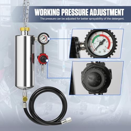  Fuel Injector Cleaner Kit Fuel System Cleaner, Non-dismantle Fuel Injector 