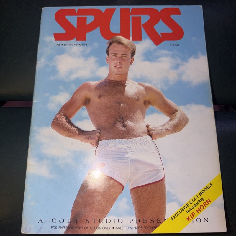 SPURS No 7 Kip Horn  Male Gay Interest Men Photos Magazine 1986 Colt Studio