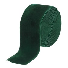 Velvet Ribbon Gift Wrapping 2 Inch x 5 Yard Dark Green Single Face Velvet