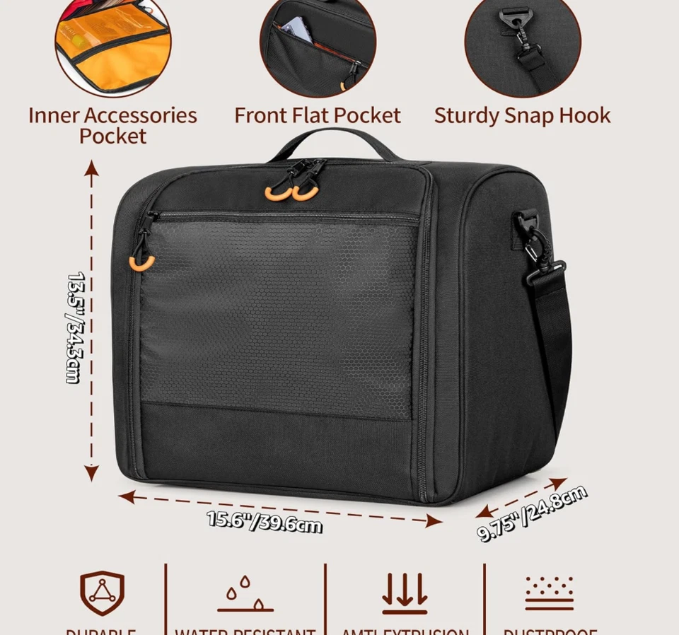 Hat Storage Box for Baseball Caps, Cap Organizer Carrier for 20-24 Caps, Portabl - Image 2 of 2