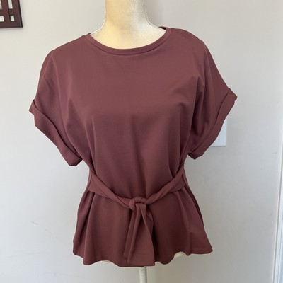 Express Women s Mauve Pink Short Sleeve Top Size Medium *