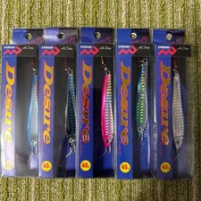 123 Metal Jig 40g x 5 Set Red Hook Specification Blue Pink Pull Pin Siler