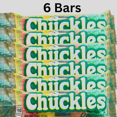 Chuckles Jelly Candy 6 Pack  SHIPS FREE Sugar Coated Fruit Chews Classic Candy
