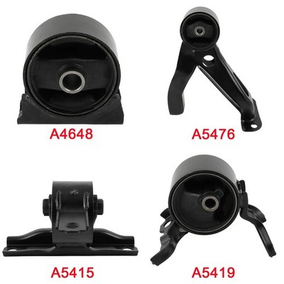 4PCS Engine Motor Mount Fits Mitsubishi Outlander 07-2013 V6 3.0L Auto Trans AWD