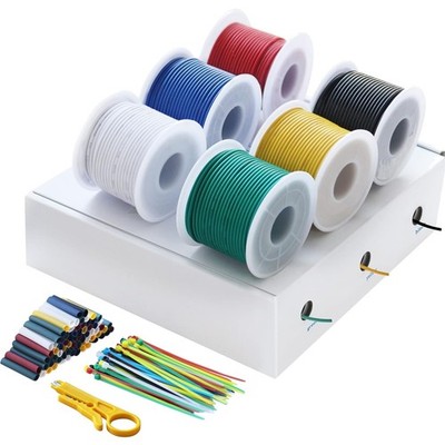 Elektrokabel, Kupfer Draht, Kabel Litzendraht, 6 Farben, 4m, 18 AWG, PVC, ver...