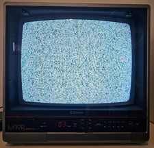Emerson M19R 19" CRT Color Gaming TV W/Glass Screen Protector "Coax Connect" VGC