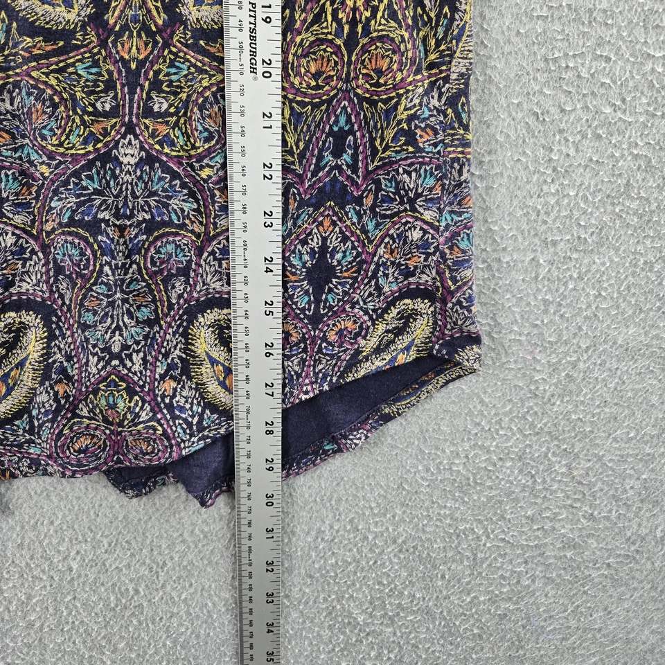 Blusa pulóver Lucky Brand para mujer XL azul marino cachemir cuello redondo Foto 4 de 4