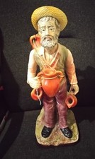 large  21 "Kitsch Capodimonte Style Old Man Figurine