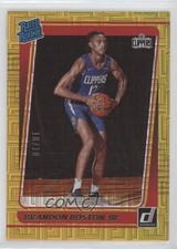 2021 Panini Donruss Rated Rookie Choice Gold 10/10 Brandon Boston Jr #239 0s9t
