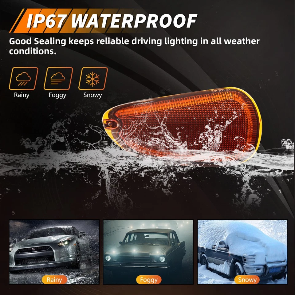 Luces de señal LED ámbar secuenciales para Dodge Stealth 91-93 / Mitsubishi 3000GT Foto 4 de 4