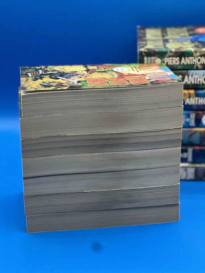 Lot of 14 Piers Anthony Xanth Series Vintage Fantasy Paperbacks Great Shape EUC - Image 4 of 4