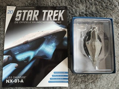 Star Trek Eaglemoss U.S.S. Dauntless NX-01-A Ausgabe 20 mit Magazin