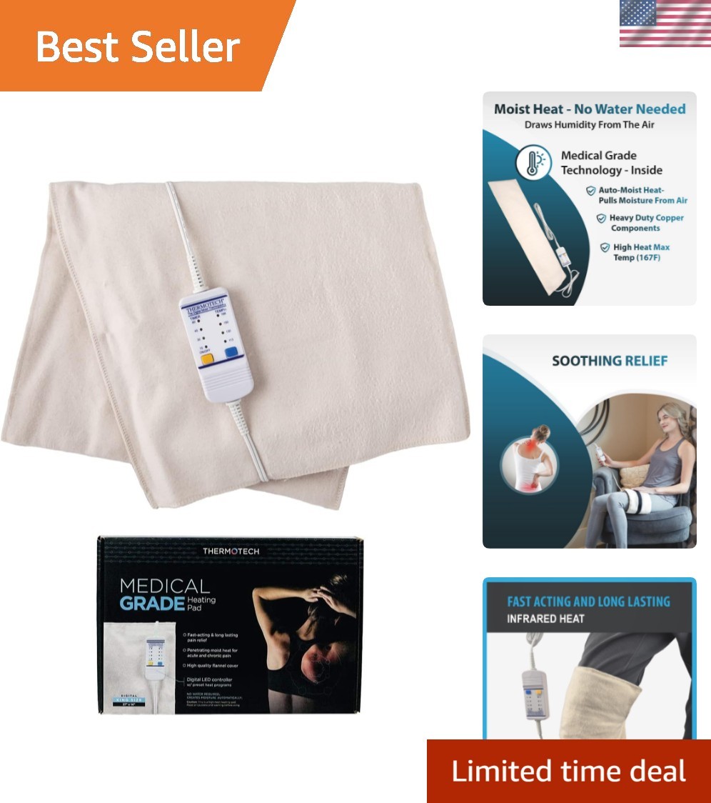 With Automatic Moist Heat By Thermotech, High-heat ...
