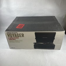 Crosley Voyager 3-Speed Turntable with Built-In Bluetooth Receiver - New in Box