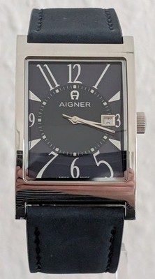 AIGNER Modena A03100 blue Swiss watch - Herrenuhr in top Zustand aus Sammlung