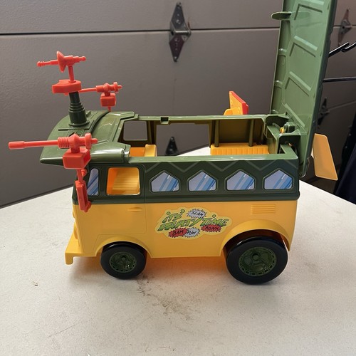 1989 Playmates TMNT Turtle Party Wagon Mutant Attack Van Complete W Box No Repro - Picture 9 of 11