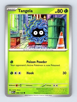Tangela - Mega Base Set 006/132 - Common - NM - Pokémon