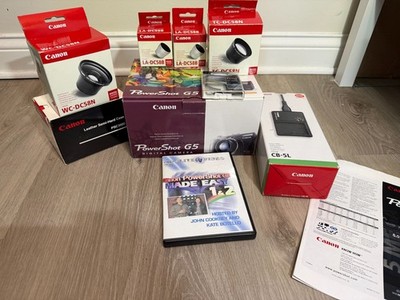 Canon PowerShot G5 5.0 MP Digital Camera in Original Box + Genuine Accessories