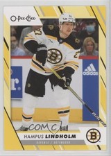 2023-24 O-Pee-Chee Yellow Border Hampus Lindholm #318 2vh