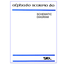 SIEL Alpha 60 Scorpio 60 Schematic Diagrams Service Manual - Schematic - Schema