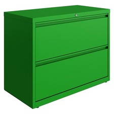 Pemberly Row 36-in Wide 2 Drawer Lateral Filing Cabinet Screamin' Green