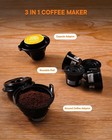 SHARDOR K Cup Coffee Maker, 3 in 1 Single Serve Coffee Maker for Pods & Ground — photo 2