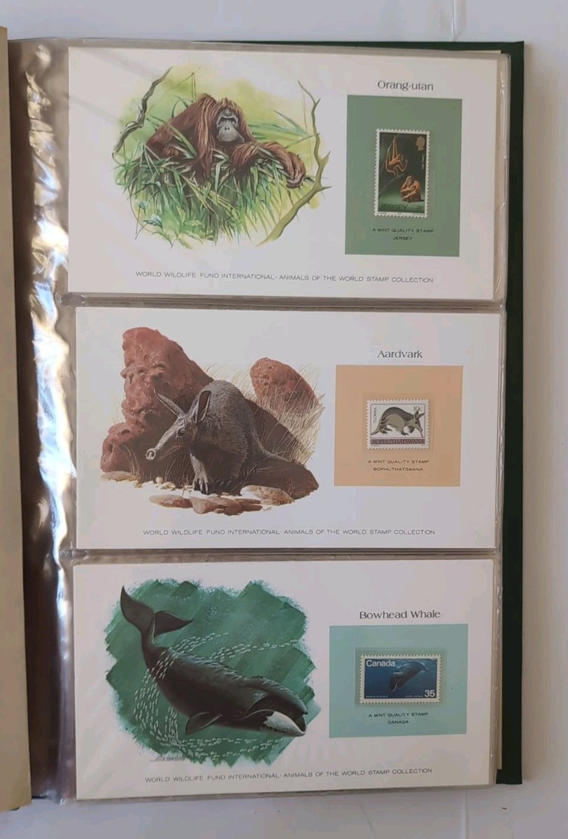 Vintage The World Wildlife Fund Animals Of The World Stamp