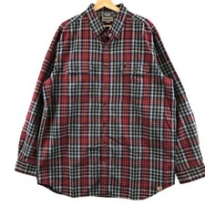 CARHARTT MEN'S XL PLAID SHIRT LONG SLEEVE WORK