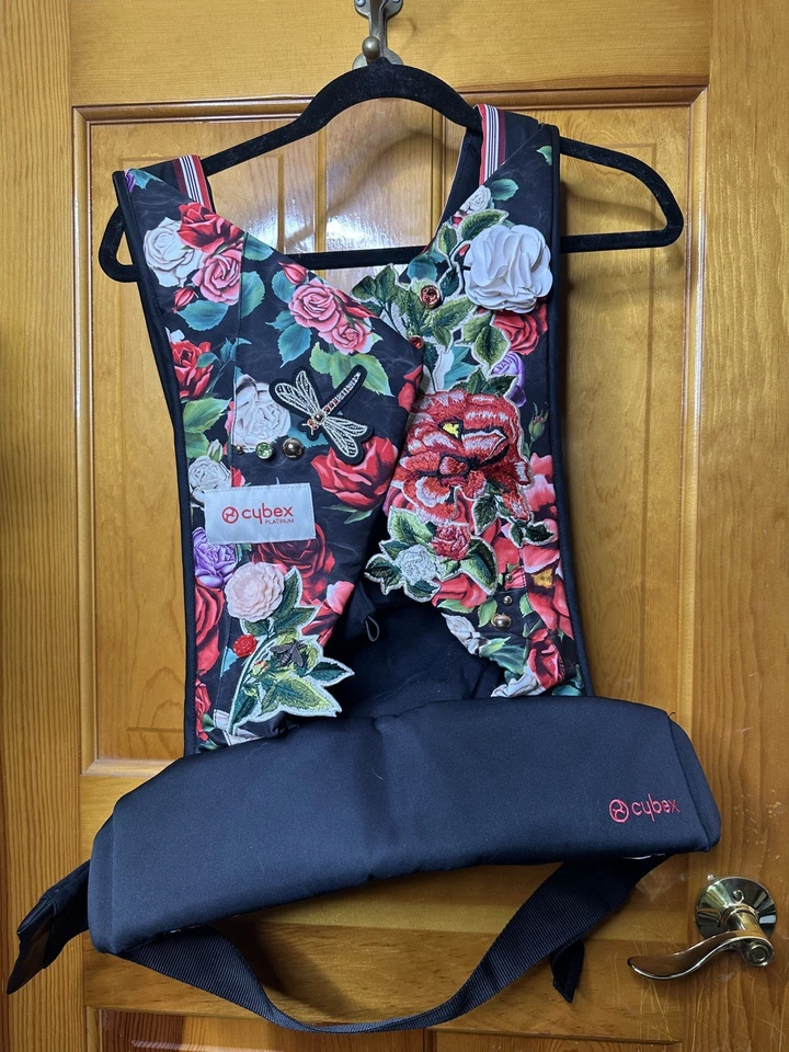 Cybex Platinum Yema Tie Babytrage - Spring Blossom Neu ohne Etikett - Bild 4 von 4