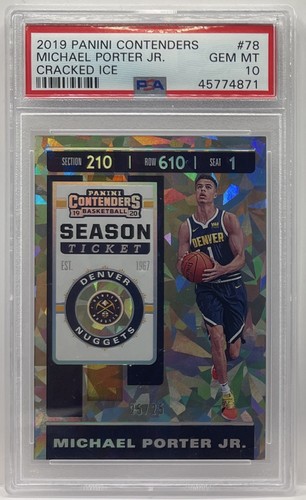 Michael Porter Jr. [Cracked Ice] #78 2019 Panini Contenders card