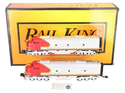 MTH 30-2271-1 ATSF E-8 AA Diesel Engine Set w/PS2 #80/81 LN/Box