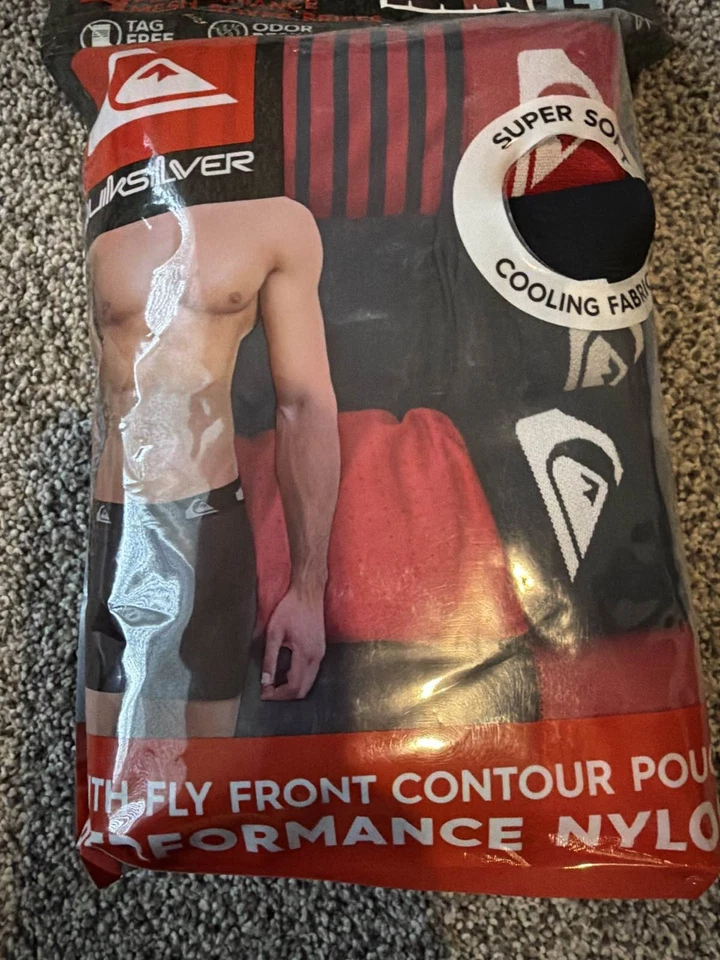 Quiksilver Men's Mesh Boxer Briefs 4-Pack L 36-38 Fly Front - Image 3 of 4