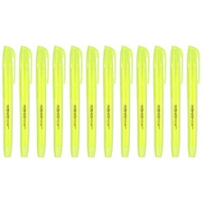 PATIKIL Yellow Highlighter, 12 Pack High Lighters 1 Count Pack of 1 ,