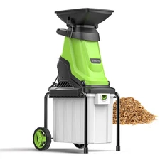 Steelite Heavy-Duty Electric Wood Chipper Shredder 15-Amp W/ 50L Collection Bag