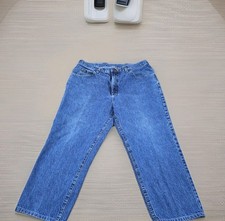 Lee Men's 38x30 Relaxed Fit Straight Leg Jeans Blue Denim Excellent Condition