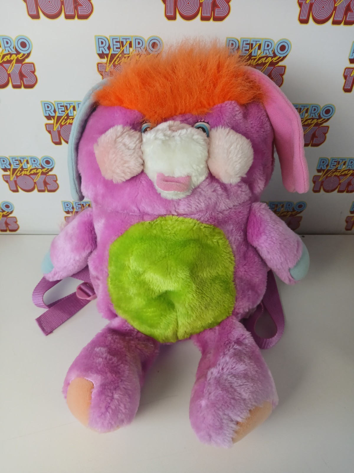 Poppies New Vintage Stock Bottom Sanitized Backpack Purple