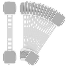 12 Pack Baby Proofing Safety Locks Child Safe for Cabinet Drawer Fridge Oven ...