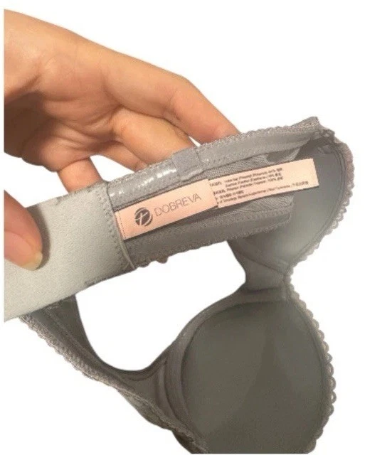 Sujetador push up sin tirantes DOBREVA copa grande desnudo sin correas con aros nuevo sin etiquetas Foto 2 de 4