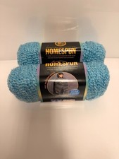 Lion Brand Homespun yarn 6oz 185yds Blue Sky lot of 2