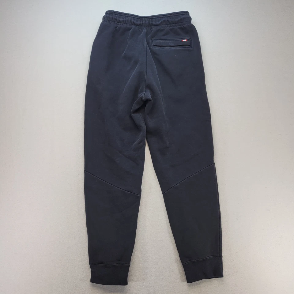 Nike Air Jordan Sweatpants Mens Small Black Flight Fleece Pants Joggers Sports - Image 3 of 4