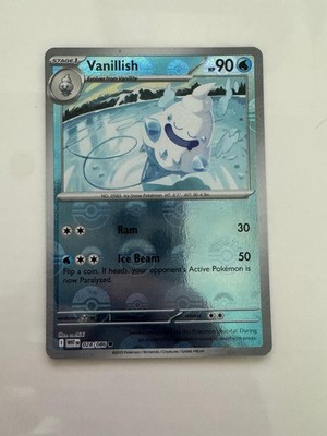 Vanillish 028/086 Common White Flare Pokeball Pokemon Near Mint