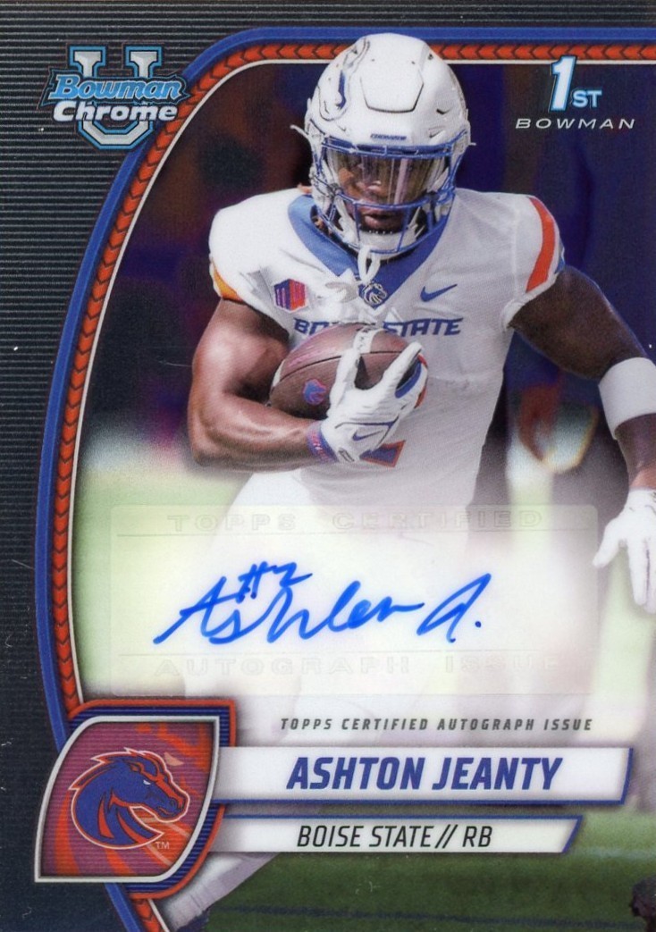 2024 Bowman Chrome University Prospect Autographs #PAAJE Ashton Jeanty