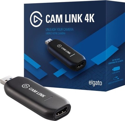Elgato Cam Link 4K - Schwarz - USB 3.2 Gen 1 (3.1 Gen 1) - HDMI - Digitalkamera