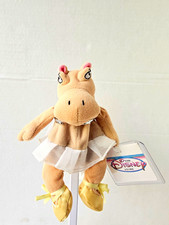 Disney Store Fantasia Bean Bag Ballerina Hippo Plush w/ Tutu  Ballet Shoes 8"