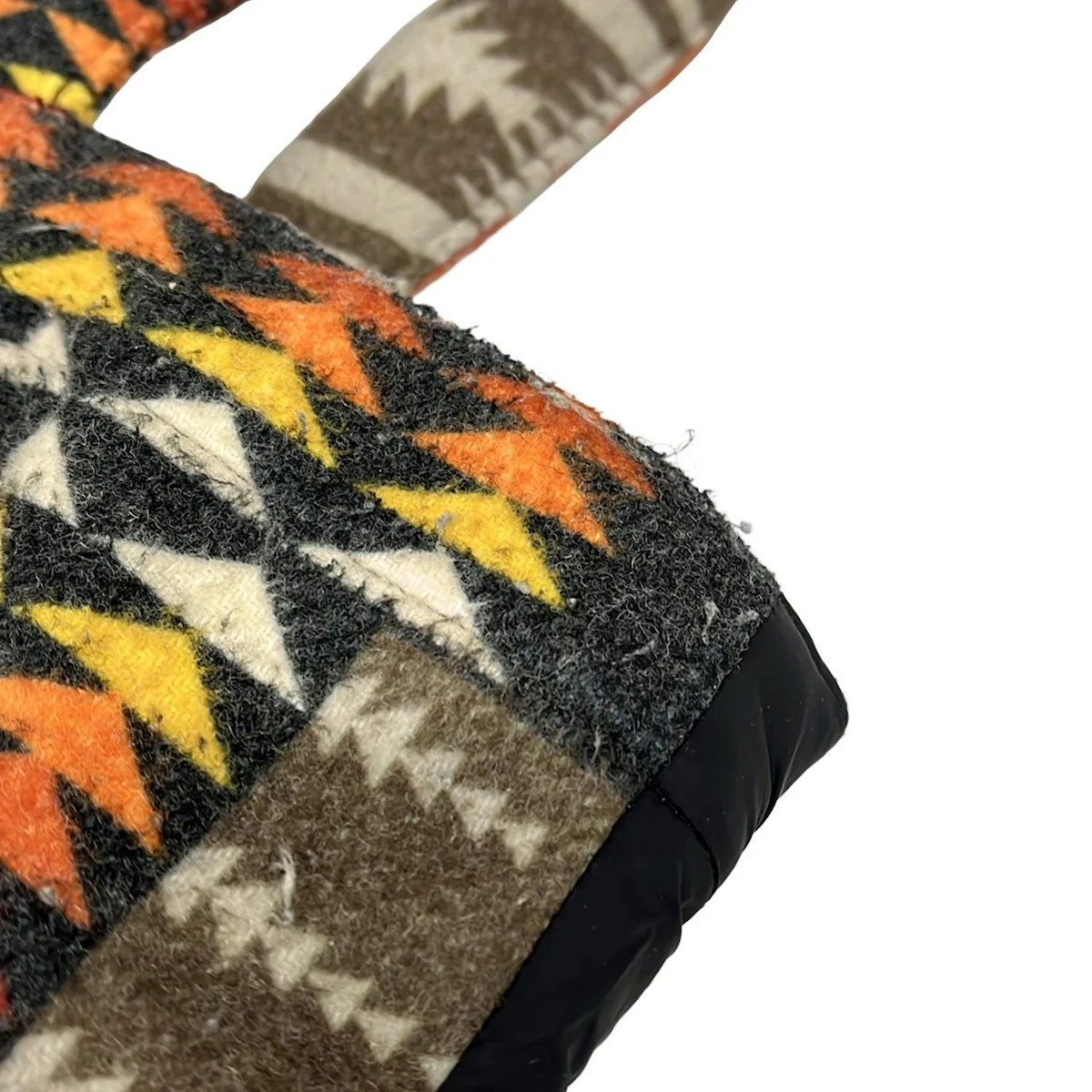 PENDLETON - Black Beige Multi Nylon Polyester Woo… - image 9