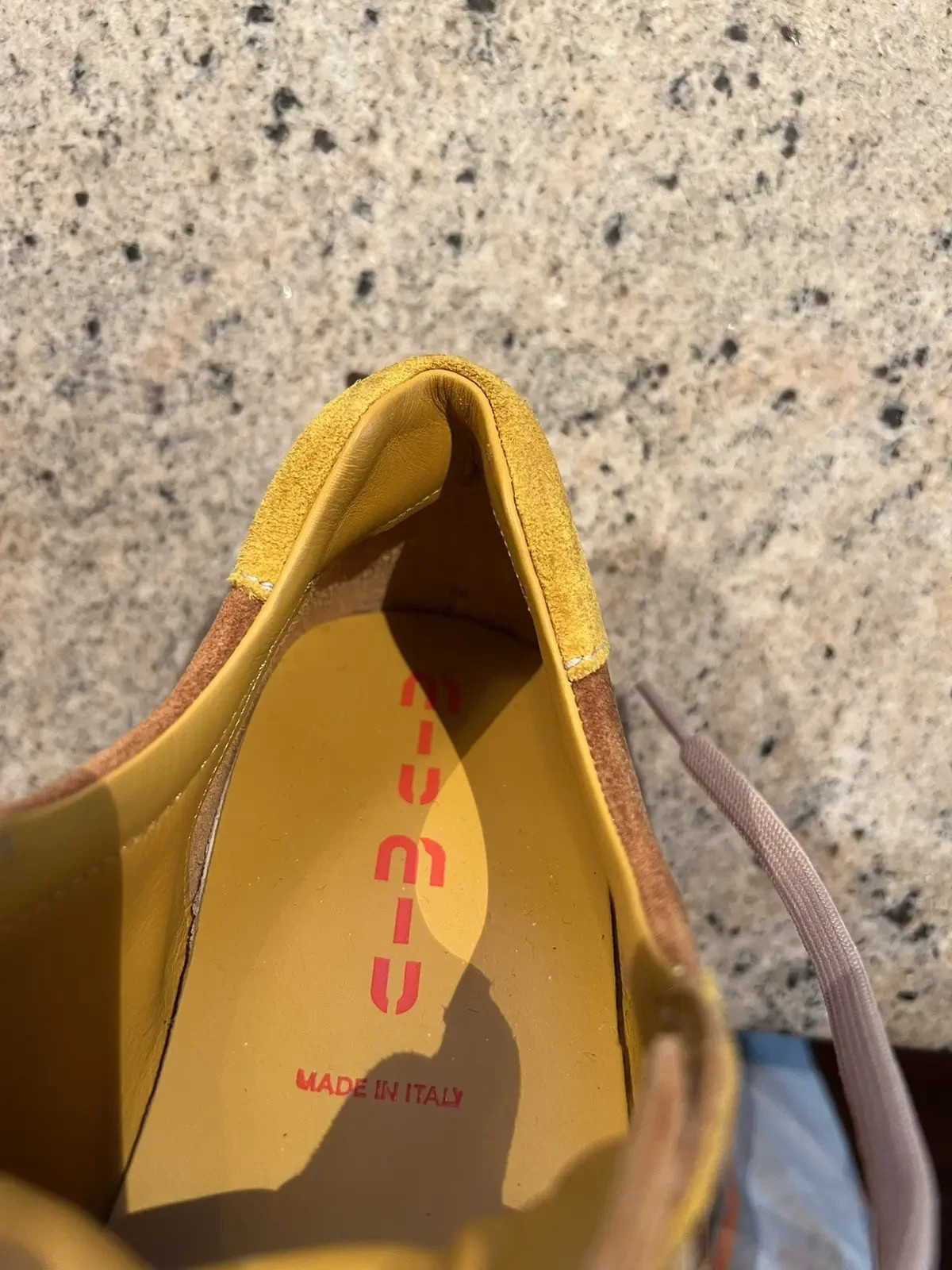 MIU MIU BY PRADA MEN'S TWO TONE SUEDE SNEAKERS ITALY MIU MIU  UK SIZE 6 / US 7 thumbnail 5