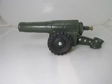 Vintage Toy Big Bang Cannon Cast Iron 9" 60mm Breech Loading Military